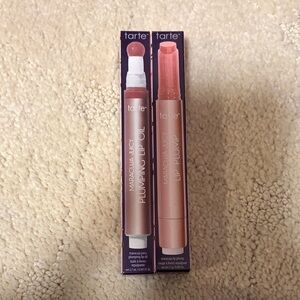 Brand New Tarte Maracuja Juicy Lip Plump Vanilla Cupcake Shimmer Glass & Lip Oil